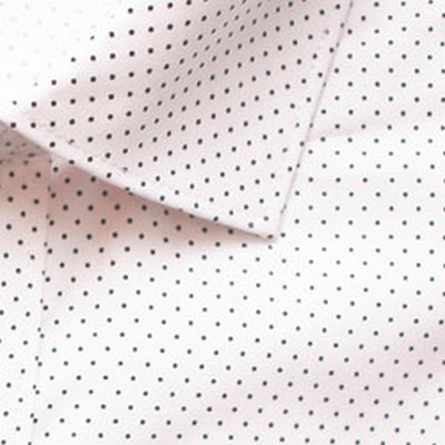 Womens White Soho Dot Print 34 Sleeve Shirt - White - (1743WZ-Whi_GLO)