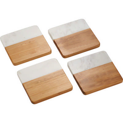 Marble and Bamboo Coaster (1425_RNG_DEC)