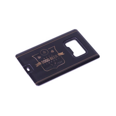 Card Shape Bottle Opener Flash Drive (PCU935_PC)