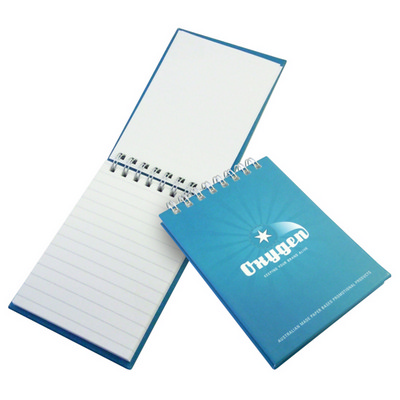 Case Bound Wiro Note Book 50 L 4 Col Cover, 1 Col leaves (CASEBOUNDA7WIRO50L4-1-1_OXY)
