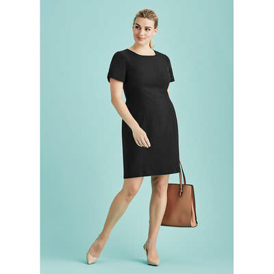 Womens Short Sleeve Dress (30112_BZC)