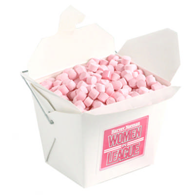 White Cardboard Noodle Box Filled with Mints or Musks 100G (CC042B_CONF)