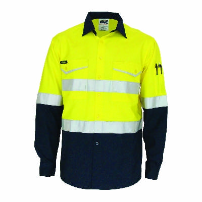 HiVis 2Tone Ripstop Shirt w/ CSR RTape-LS (3588_DNC)