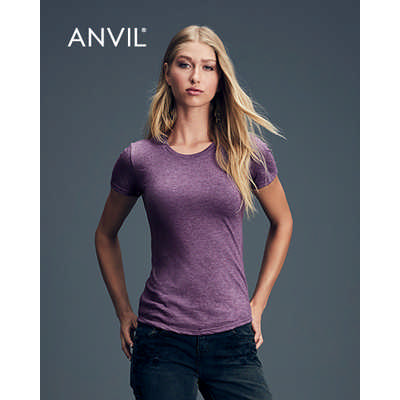 Anvil Womens Tri-Blend Tee Colours (6750L_COLOURS_GILD)