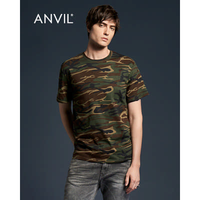 Anvil Adult Midweight Camouflage Tee Colours (939_COLOURS_GILD)