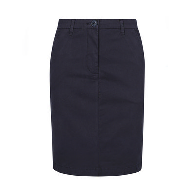 Womens Navy Napier - Premium Chino Skirt (1763WSK-Nav_GLO)