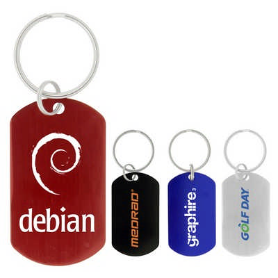 Dog Tag Keychain (K170_PB)