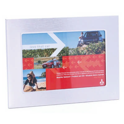Brushed Aluminium Desk Photo Frame (DESK04_OC)