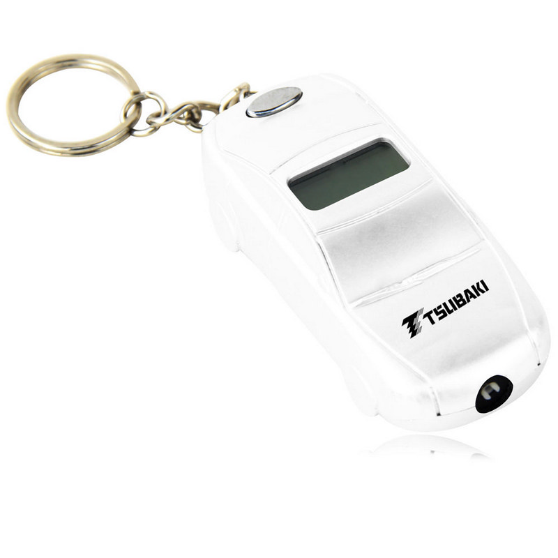 Car Shaped Tyre Gauge With Keychain (OC30X162_OC)