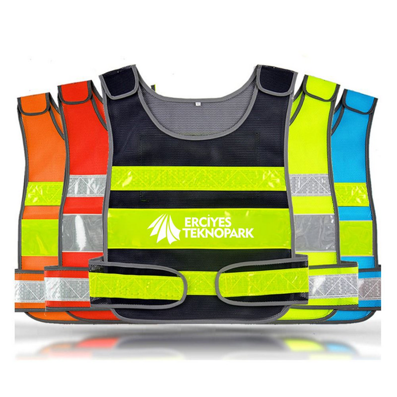 Working Running Reflective Stripes Safety Vest (OC30X182_OC)