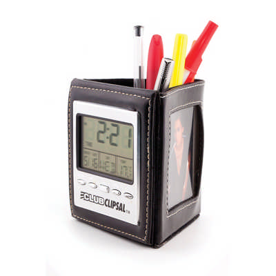Multifunction Clock With Pen Holder - Includes Decoration PEHB03_OC