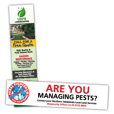Straight Edged Slimline Magnets 47mm x 197mm (087MMT_MMAG) Straight Edged Slimline Magnets 47mm x 197mm