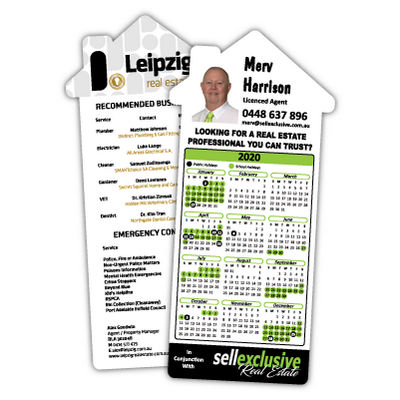Tall Oaks House Shape Magnets 99mm x 210mm (094MMT_MMAG) Tall Oaks House Shape Magnets 99mm x 210mm
