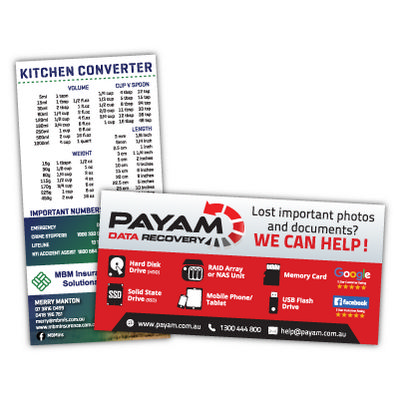 Straight Edged Promotional Magnets 97mm x 197mm (110MMT_MMAG) Straight Edged Promotional Magnets 97mm x 197mm