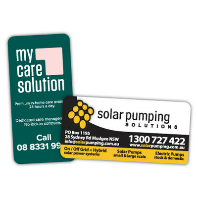 Rounded Corner Promotional Magnets 47mm x 97mm (114MMT_MMAG) Rounded Corner Promotional Magnets 47mm x 97mm