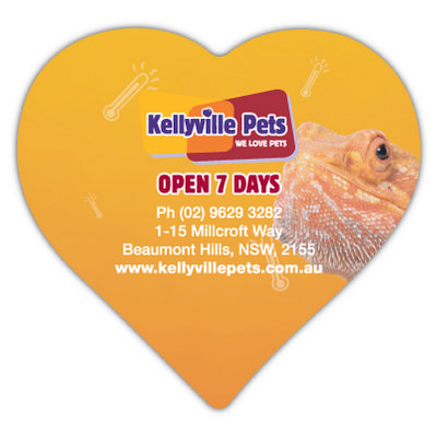 Heart Shape Magnets 53mm x 50mm (191MMT_MMAG) Heart Shape Magnets 53mm x 50mm