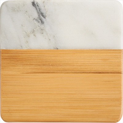 Marble and Bamboo Coaster (1425_NOTT)