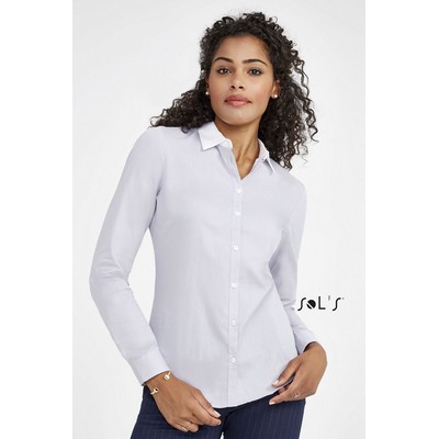 Belmont Women S - Long Sleeve End-To-End Shirt (S01431_ORSO)