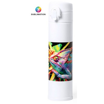 Vacuum flask stainless steel for Sublimation Print 330ml (M6409_ORSO)