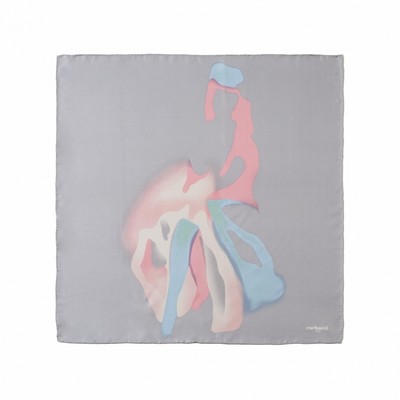 Silk scarf Demoiselle Gris (CFM635H_ORSO)