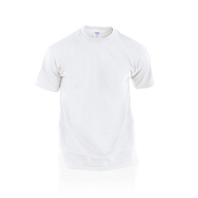 Adult White T-Shirt Hecom (M4199_ORSO)