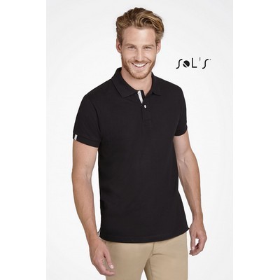 Polo shirt men s 100% ring spun cotton PORTLAND (S00574_ORSO_DEC)