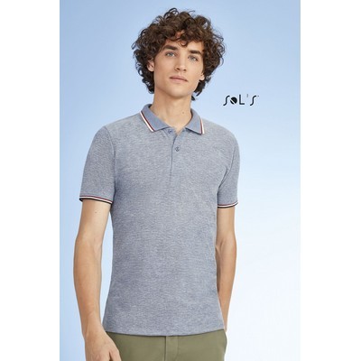 Polo shirt Men s heather material PANAME (S02081_ORSO_DEC)