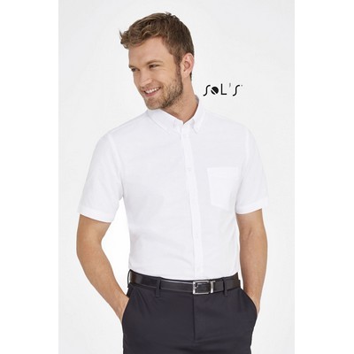 Business shirt BRISBANE FIT SHORT SLEEVE OXFORD MEN S SHIRT (S02921_ORSO_DEC)