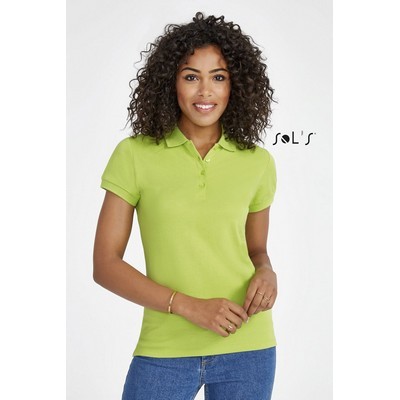Polo shirt women s 100% combed ring spun cotton PEOPLE (S11310_ORSO_DEC)