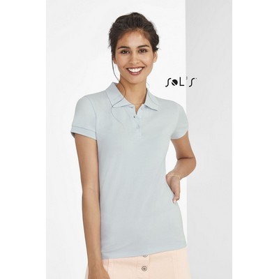 Polo shirt women s 100% cotton Pique PERFECT (S11347_ORSO_DEC)