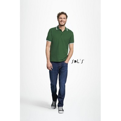 Polo shirt men s 100% ring spun cotton PRACTICE (S11365_ORSO_DEC)