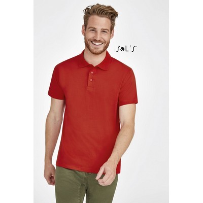 Polo shirt Men s 100% semi combed ring spun cotton PRESCOTT (S11377_ORSO_DEC)