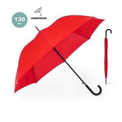 UMBRELLA 130cm diameter , auto opening , windproof pongee with fibre glass  ribs DOLKU XL - Katapult