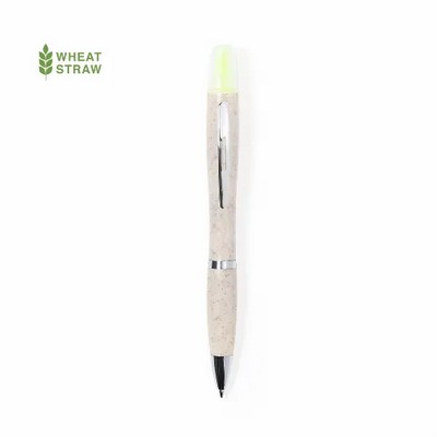Pen made in Whaet straw - Kinun (M20672_ORSO_DEC)