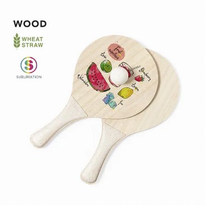 Sublimation Beach Rackets - Zaxia (M20739_ORSO_DEC)