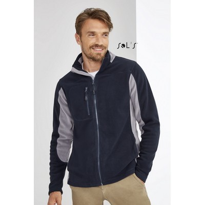Polar fleece top Men s zippered NORDIC (S55500_ORSO_DEC)