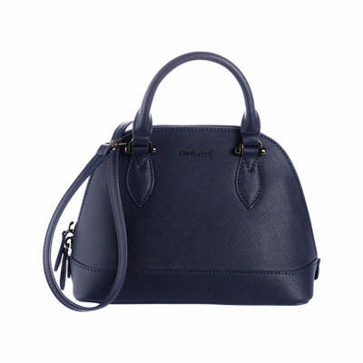 Cacharel Bowling bag small Hortense Navy (CTW034N_ORSO_DEC)