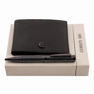 Set CERRUTI 1881 (ballpoint pen & money wallet) (PNPBM203_ORSO_DEC)