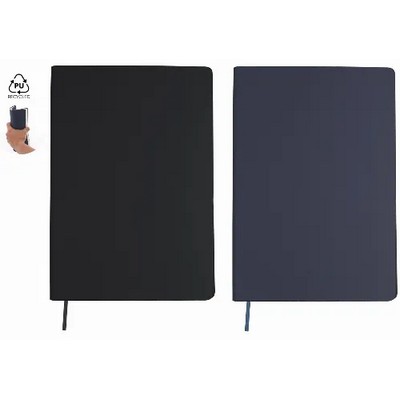 Notebook in Recycled PU leather - Lazox (M21312_ORSO_DEC)