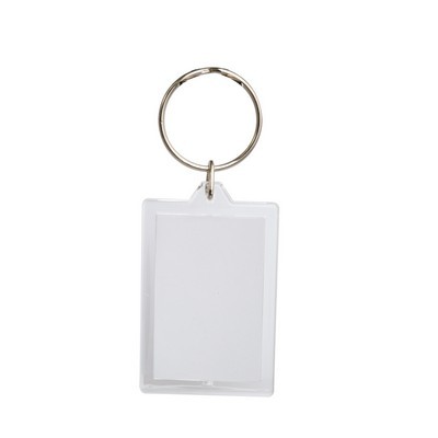 Plastic insert keyring (G1282_ORSO_DEC)
