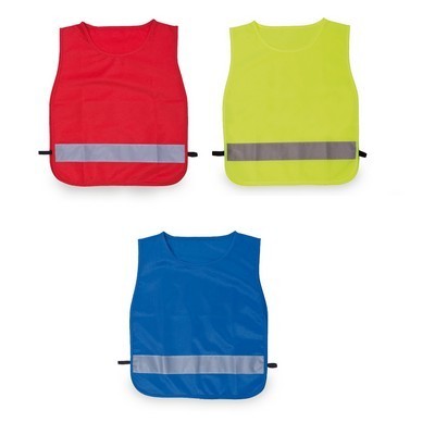 Vest for children bright colours reflective one size fits all Eli (M3264_ORSO_DEC)
