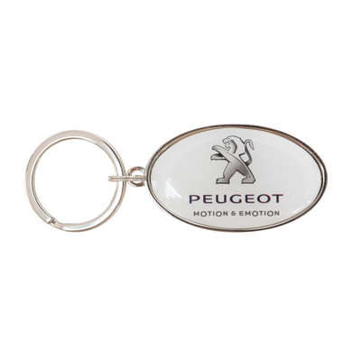 Custom Shaped Metal Epoxy Domed Keyring (PCKM092_PC)