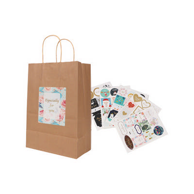 Twisted Handle Kraft Paper Bag (220x160x80mm) (PCPB010_PC)