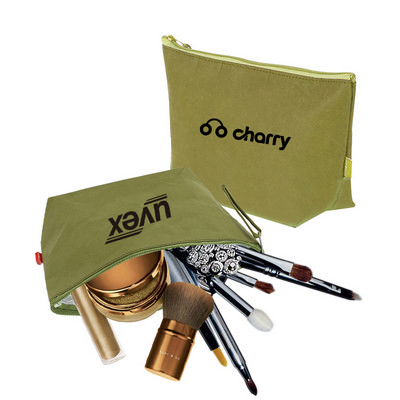Washable Kraft Paper Cosmetic Bag(290x160x90mm) (PCPB187_PC)