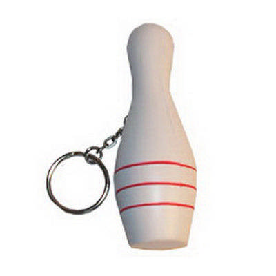 Bowling Pin with Keyring Stress Item (PXR170_PC)