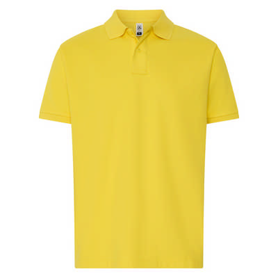 100% Cotton Polo-Yellow-S (OCP700_ylc_PS)