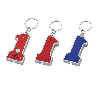 #1 Shape LED Key Ring (PH131_PS)