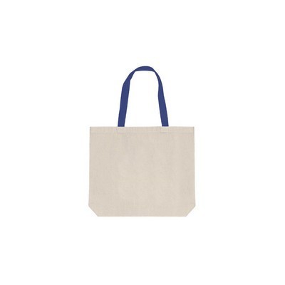 Denver Canvas Coloured Tote Bag - Blue (PS4203_bl_PS)
