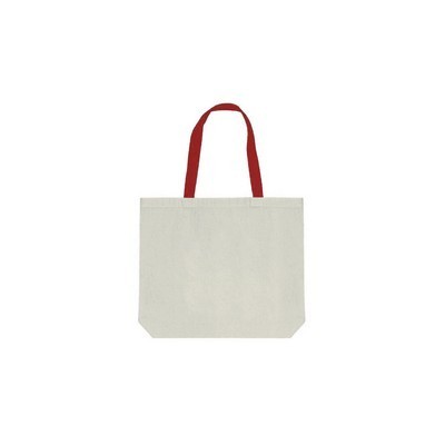 Denver Canvas Coloured Tote Bag - Red (PS4203_rd_PS)