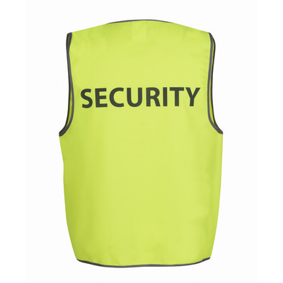 JBs Hv Safety Vest Print Security (6HVS5_JBS)